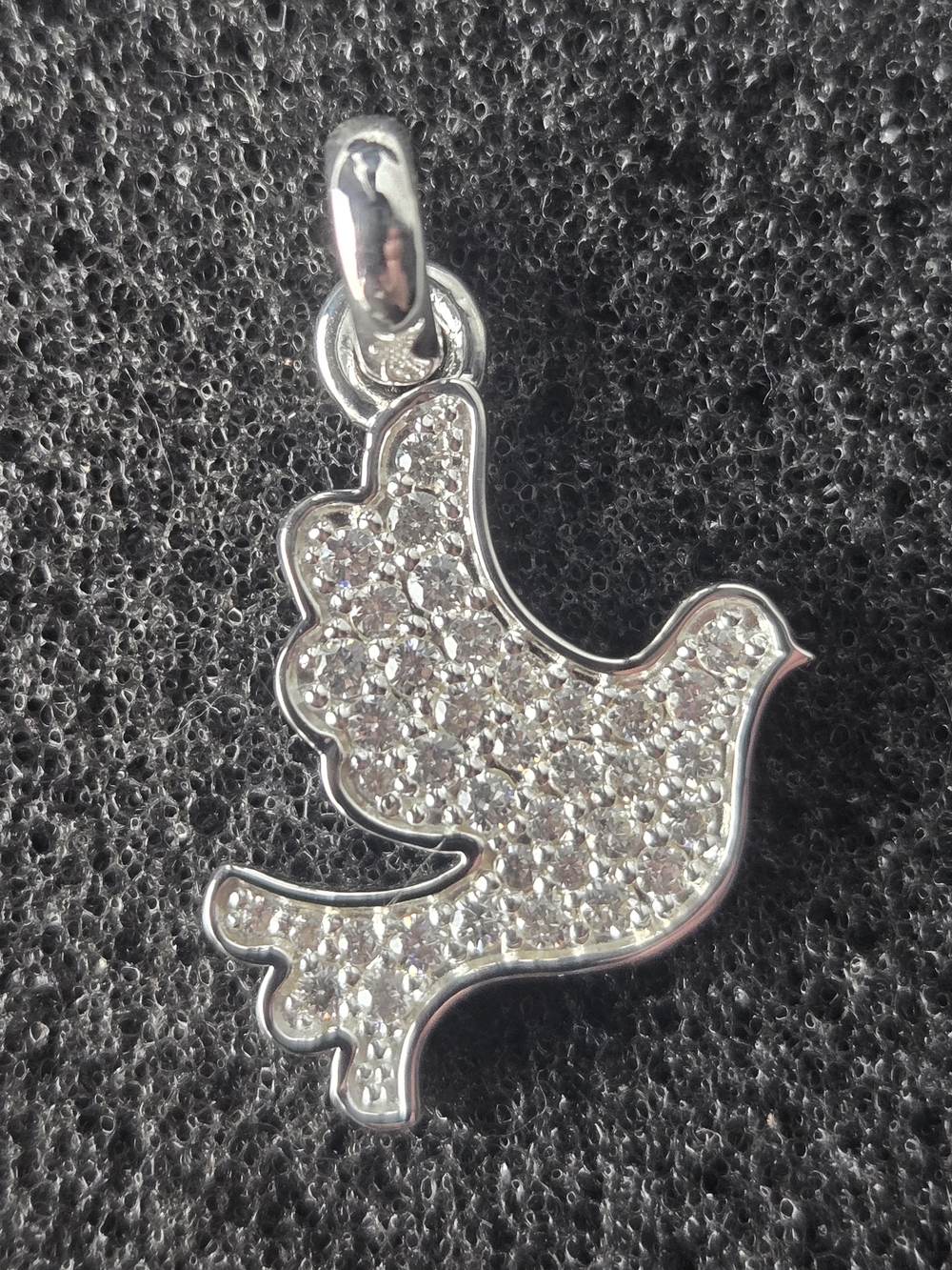 Thomas Sabo Silver Pave Dove Charm
